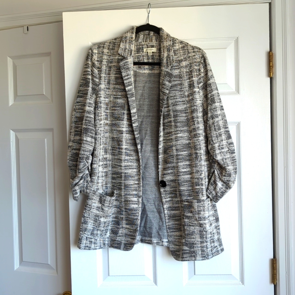 Stretchy Boucle blazer